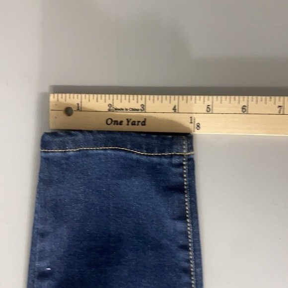 New York & Company Blue Ultra High-Waist Super Skinny Women's Jean Pants Size 4 - Picture 11 of 12